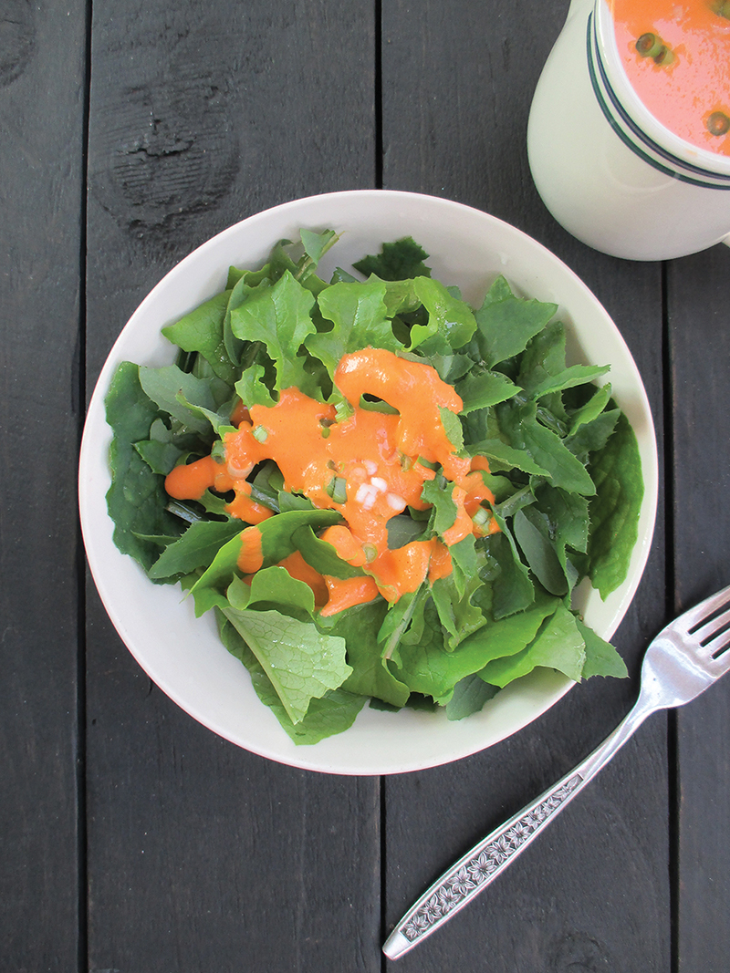 Veganes Glutenfreies Super Einfaches Paprika Salat Dressing Ohne Oel Rezept 4