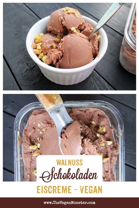Vegane Glutenfreie Walnuss Schokoladen Eiscreme Ohne Kristallzucker Rezept