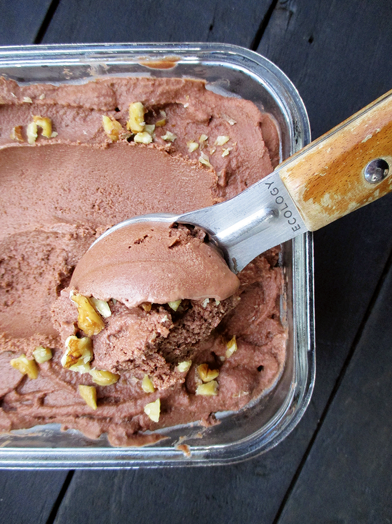 Vegane Glutenfreie Walnuss Schokoladen Eiscreme Ohne Kristallzucker Rezept 2 2