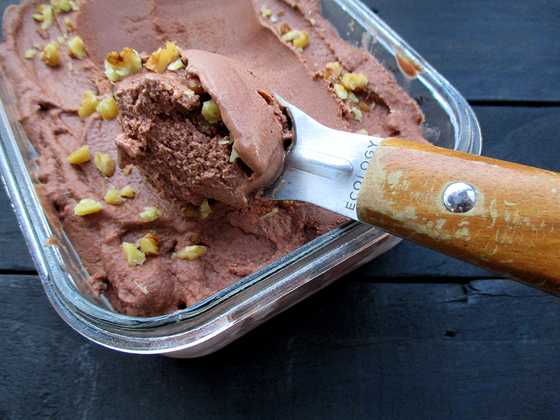 Vegane Glutenfreie Walnuss Schokoladen Eiscreme Ohne Kristallzucker Rezept 3