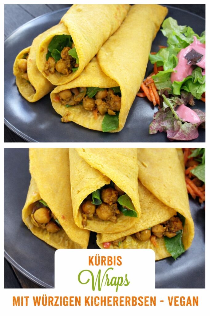 Vegan Gluten-free Oil-free Soy-free Pumpkin Wraps Recipe