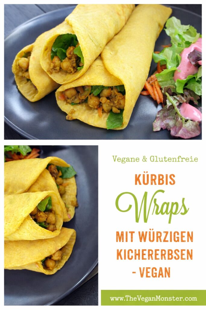 Vegan Gluten-free Oil-free Soy-free Pumpkin Wraps Recipe