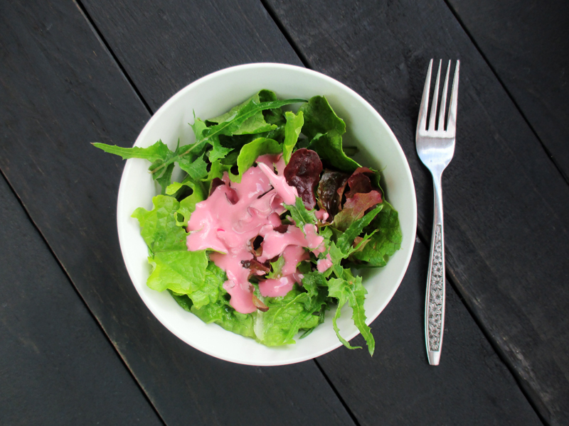 Veganes Glutenfreies Pinkes Ranch Salat Dressing Ohne Oel Rezept