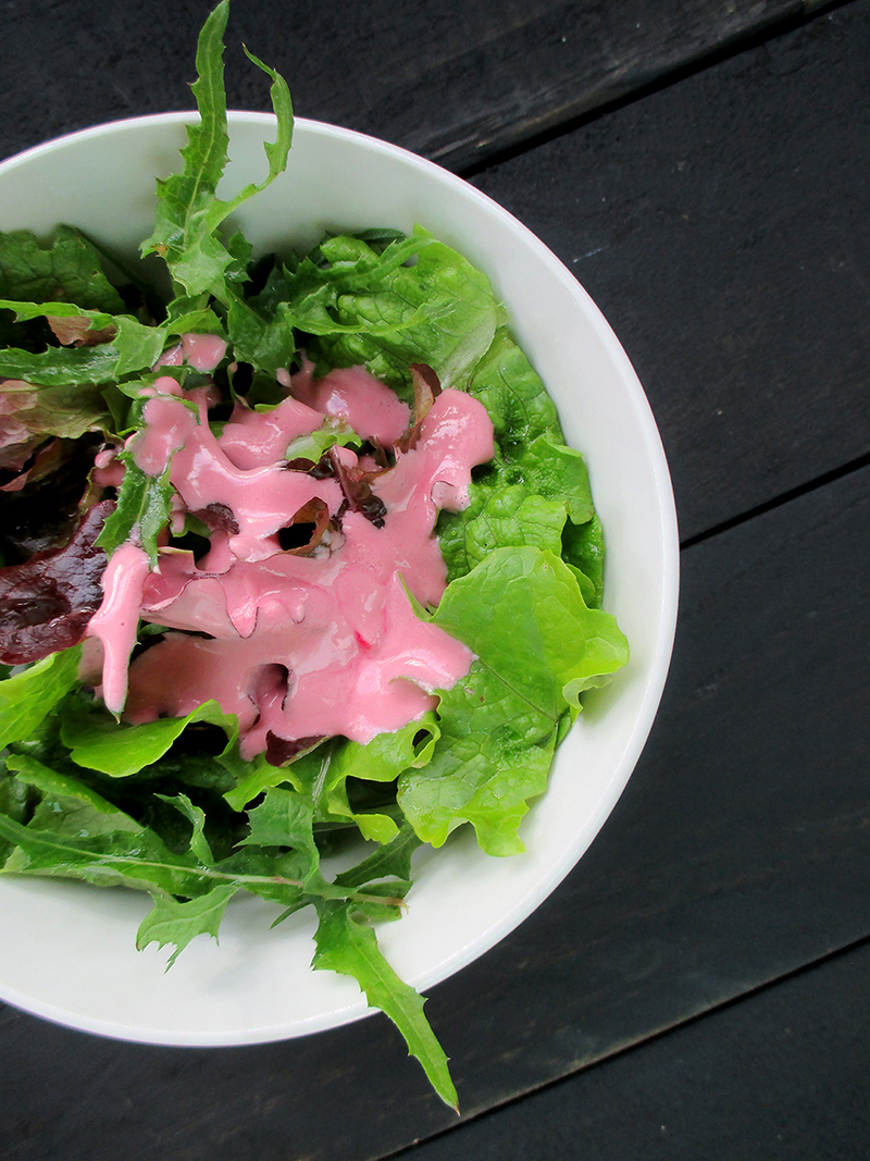 Veganes Glutenfreies Pinkes Ranch Salat Dressing Ohne Oel Rezept 4