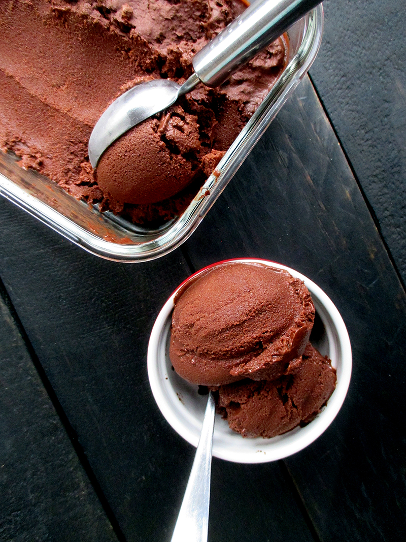 Vegan Gluten free Dairy free Avocado Chocolate Ice Cream Recipe Without Refined Sugar 4