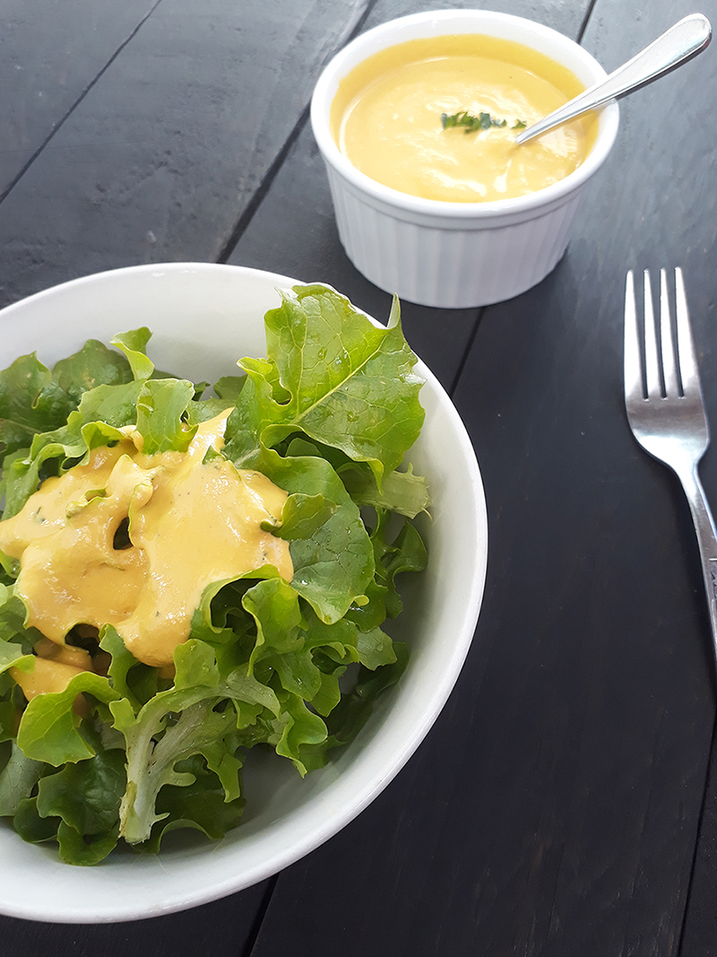 Vegan Gluten-free Raw Ginger Carrot Salad Dressing Without Oil Recipe