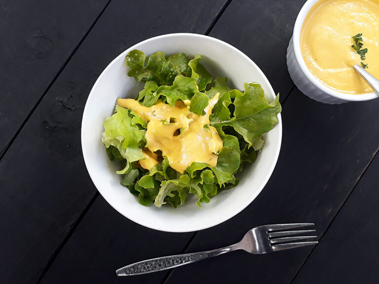 Ingwer Karotten Salat Dressing (Vegan, Glutenfrei, Ohne Öl) | The Vegan ...