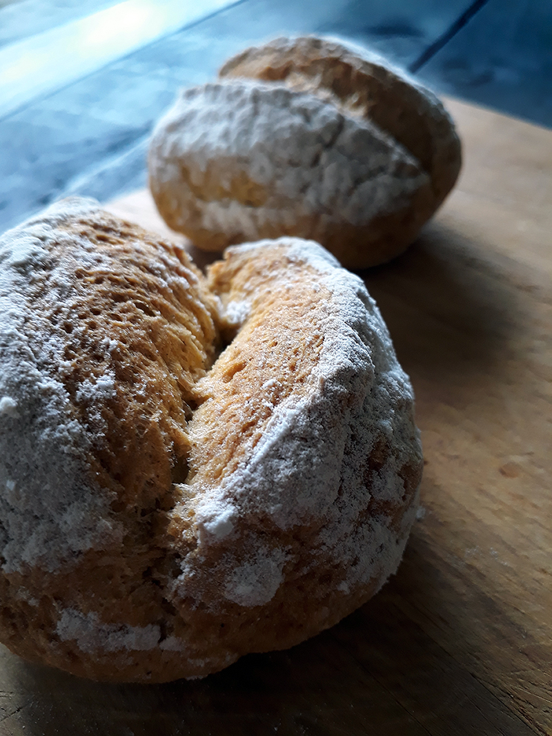 Bread Rolls Without Yeast (Vegan, Gluten-free, Oil-free)