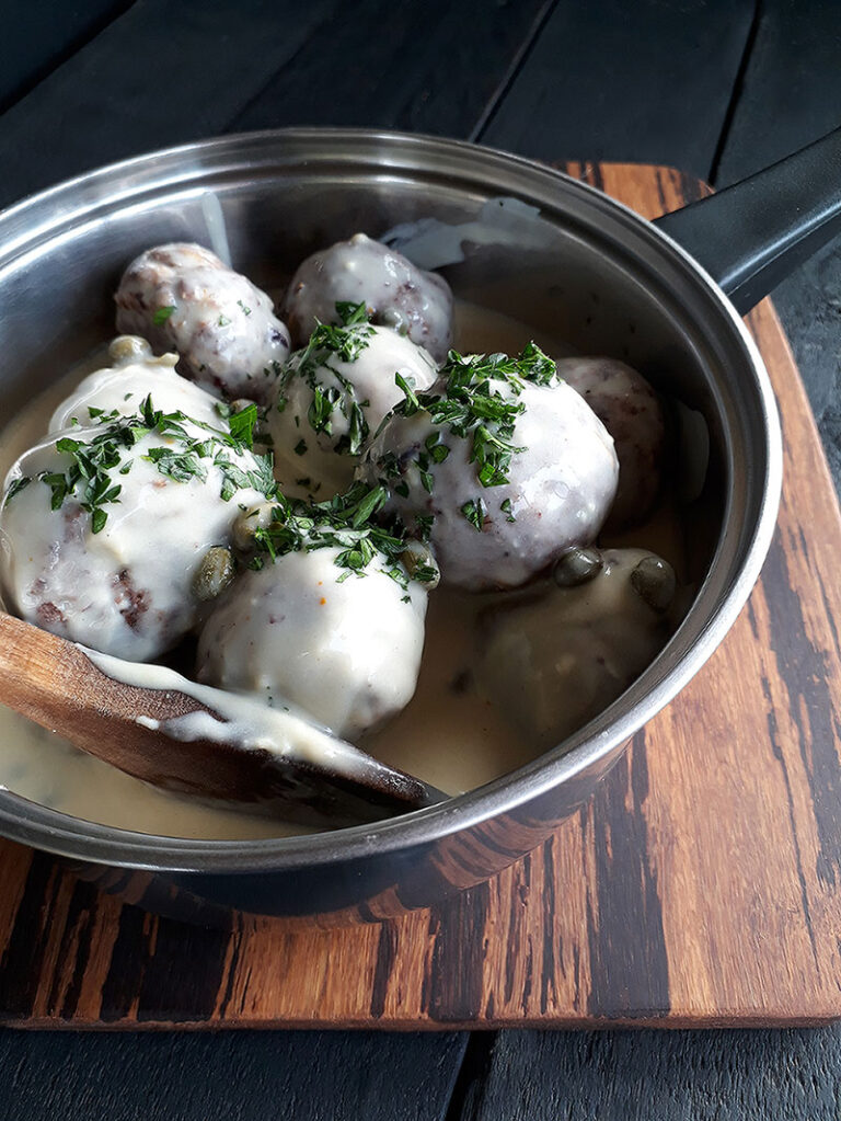 No-Meat Konigsberger Klopse - German Meatballs (Vegan, Gluten-free, Oil ...