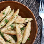 GF Schupfnudeln German Fried Potato Dumplings Vegan Recipe
