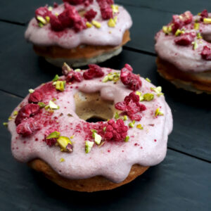 Raspberry Banana Donuts Vegan Gluten free 2