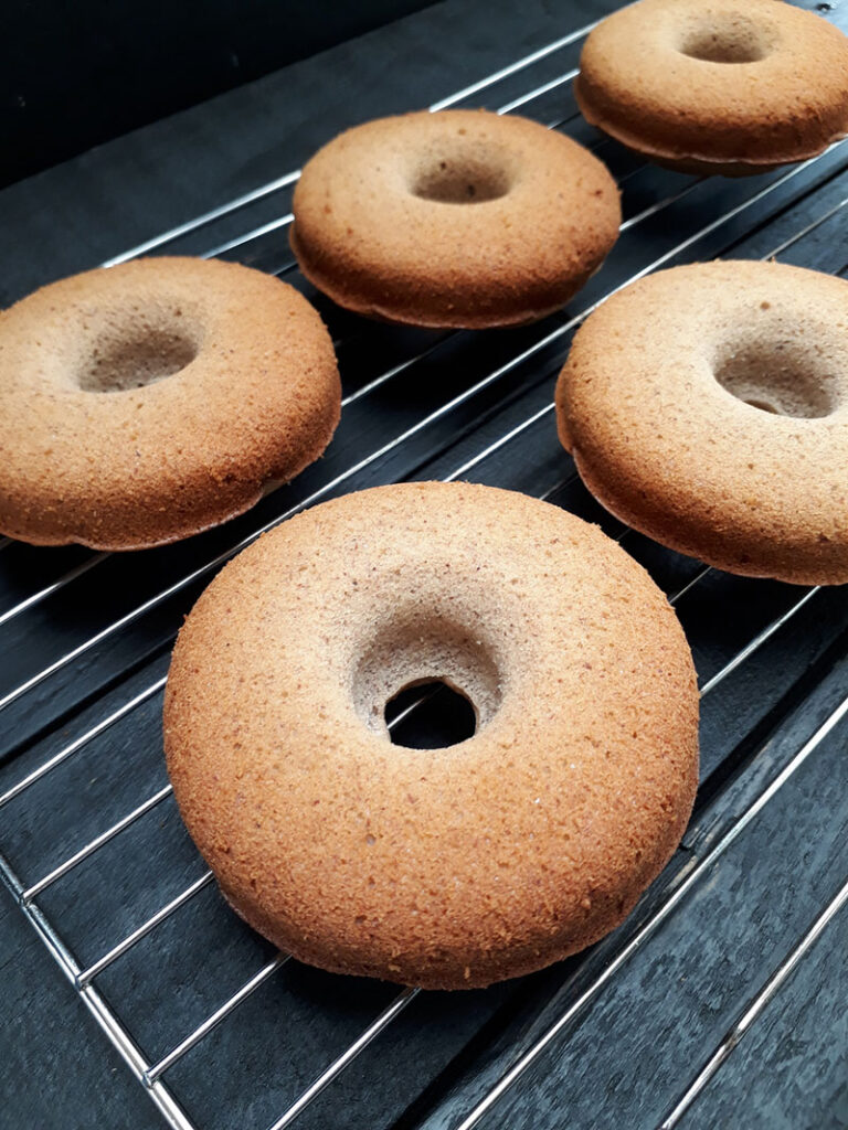 Vegan Gluten-free Banana Raspberry Donuts Recipe